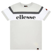 T-shirt enfant - Ellesse - Strisciaight - Gris clair - 100% Coton - Manches courtes