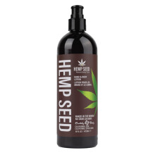 Hanfsamen-Hand- und Krperlotion Naked in the Woods Scent 16 oz. - Beruhigt trockene Haut - Arganl-Hanfsamenl - Leichte, nicht fettende Formel