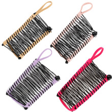 Enodny Vintage Banana Hair Clips, 4 Pcs Premium Metal Hair Clip with 20 Teeth, Hairpins Hair Accessories for Natural Curly Thick Wavy Curly Hair Ponyt