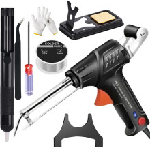 Internally Heated Industrial Laser Welding Tools, Black Welding Gun Set for Metal, Multi-Function Corded Soldering Iron