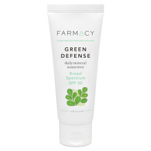 Farmacy Mineral Face Sunscreen SPF 30 - Broad Spectrum Zinc Oxide Sunscreen for Face - Daily Defense Sheer Mineral Sunscreen for Sensitive Skin - Abs