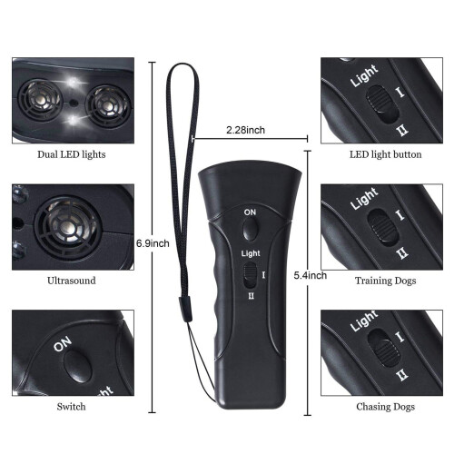Ultrasonic Dual Head Anti-Bark Dog Training 1