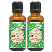 therisches Bio-Citronella-l aus den USA, USDA-zertifiziert, 100 % rein, 30 ml, Packung mit 2 verbesserten Verschlusskappen und Tropfer wird fr d