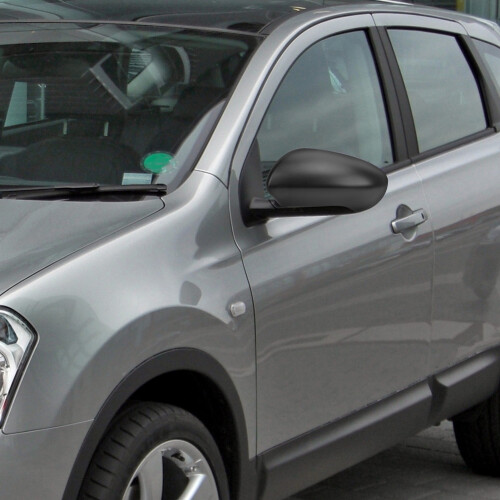 Copertura specchio retrovisore Qashqai J10 L/R nera ABS 2