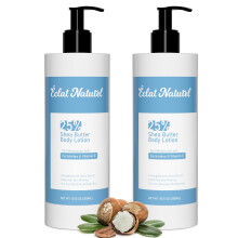 ?CLAT NATUREL Body Lotion with 25% Shea Butter Vitamin E & Ceramide Deep Moisturizing Hydrating Body Lotion for Dry Skin 10.15 Fl Oz (Pack of 2)
