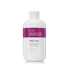 CND Shellac Offy Fast Idratizzante Umbramento per unghie Rimuove gel liquido e polvere avvolge adesivi e punte da unghie naturali 7.5 fl oz: tutto il