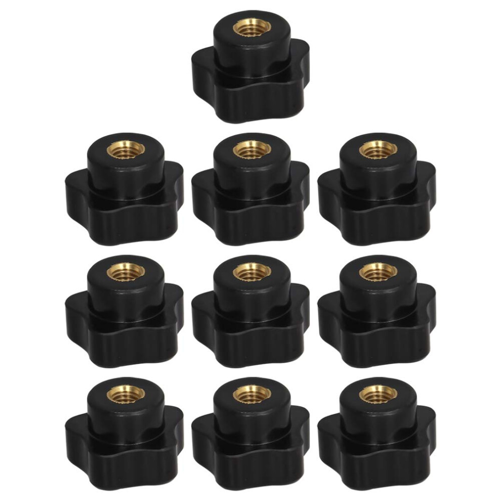 10Pcs M8x32mm Clamping Handle Screw Knobs Star Knob With Female Thread For Secure Fastening And Adjustable Grip 6947110187563