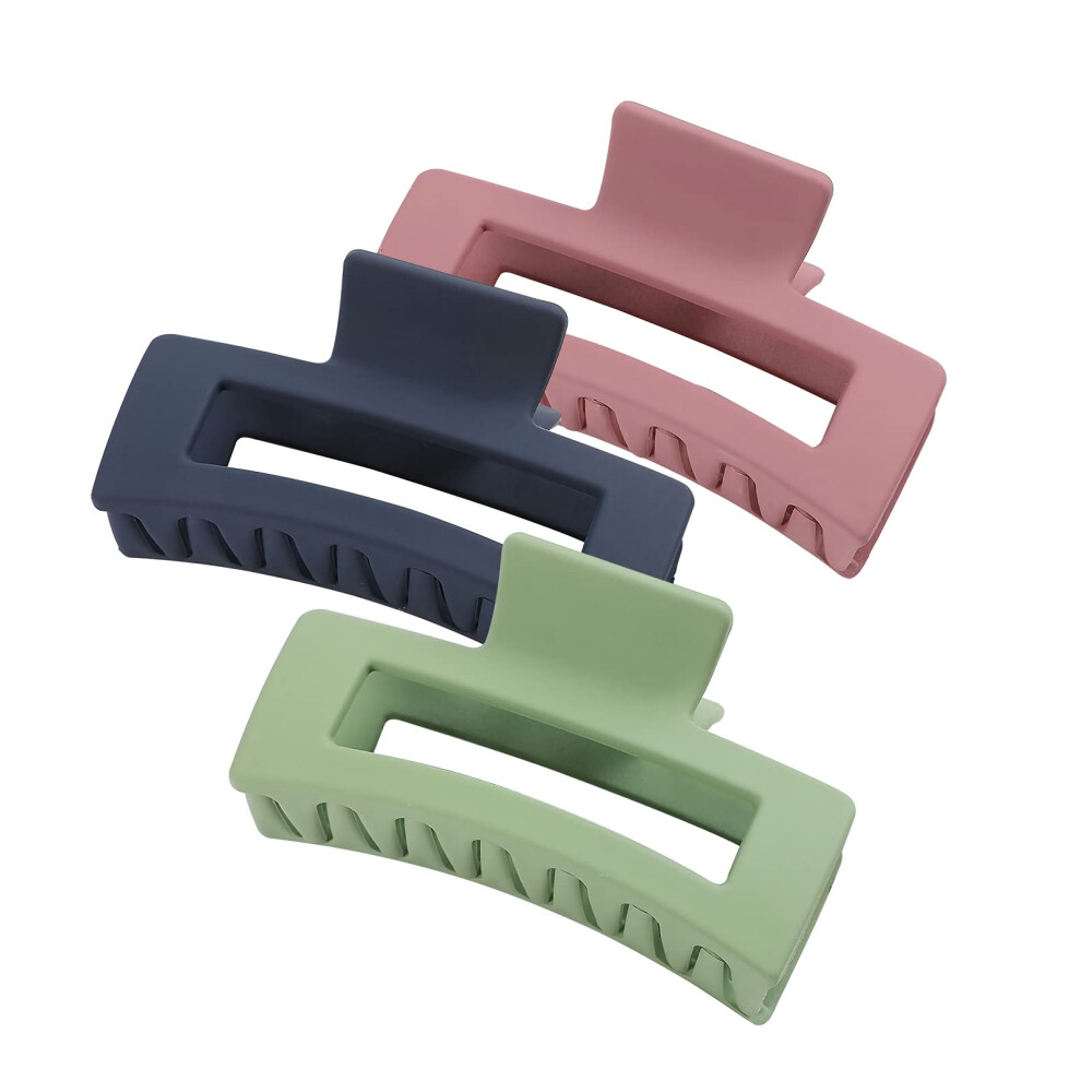 Somnr Hair Clips For Thick Hair,Hair Claw Clips Strong Hold Hair Clips For Women Thick Thin Hair 3Pcs