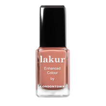 LONDONTOWN Tawny Brown Glossy Nail Polish Pecan Pie lakur Vegan Chip-Resistant Long-Lasting Nail Lacquer 40 fl oz