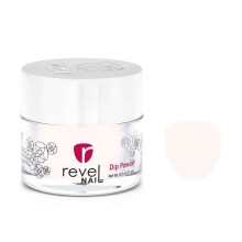 Revel Nail Dip Powder - White Dip Powder for Nails Chip Resistant Dip Nail Powder with Vitamin E and Calcium DIY Manicure Bette