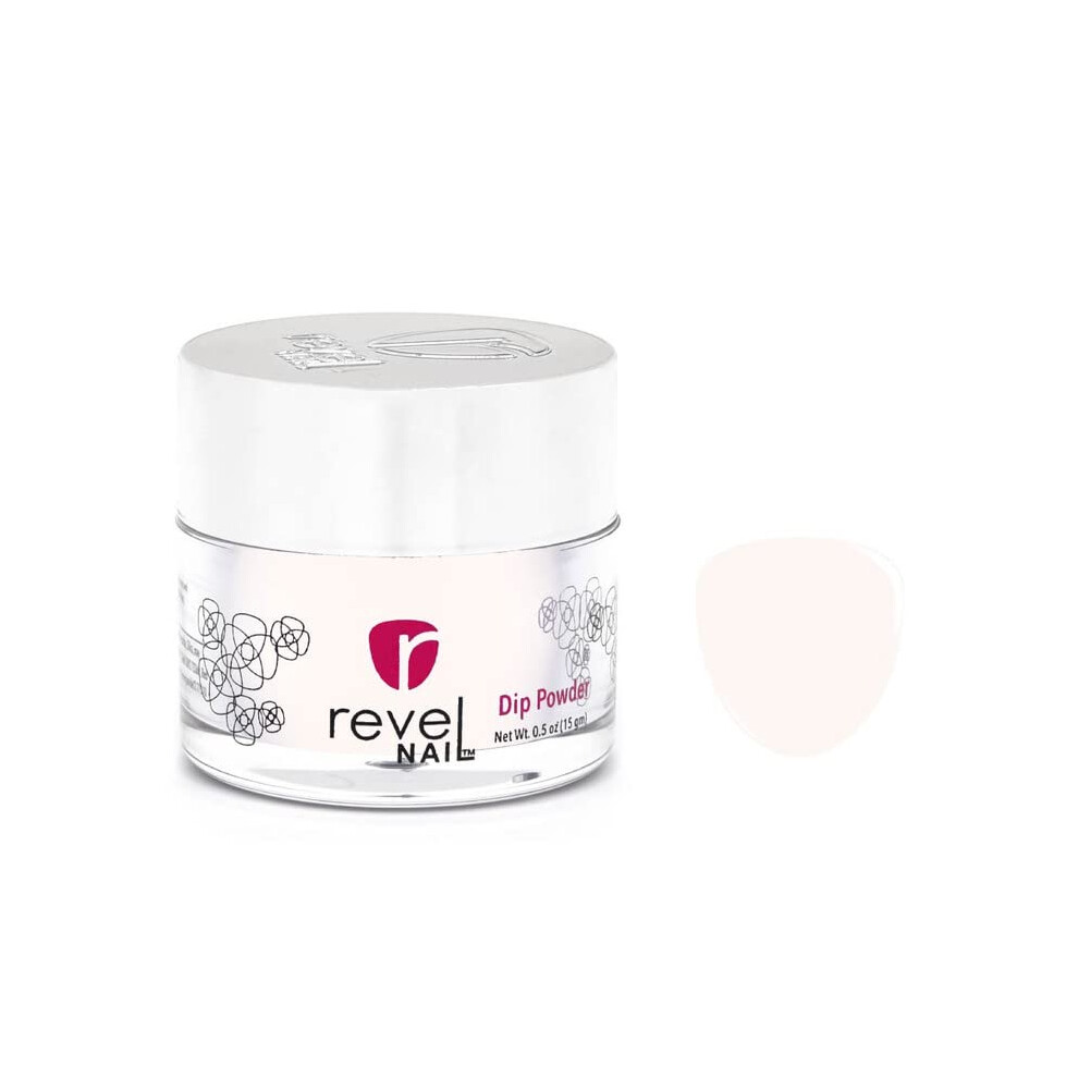 Revel Nail White Dip Powder - Dip Powder For Nails Chip Resistant Dip Nail Powder With Vitamin E And Calcium Diy Manicure Bette