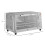 Homcom HOMCOM Mini Oven 9L Countertop Toaster Oven with Timer Control 750W Silver 8