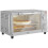 Homcom HOMCOM Mini Oven 9L Countertop Toaster Oven with Timer Control 750W Silver 7