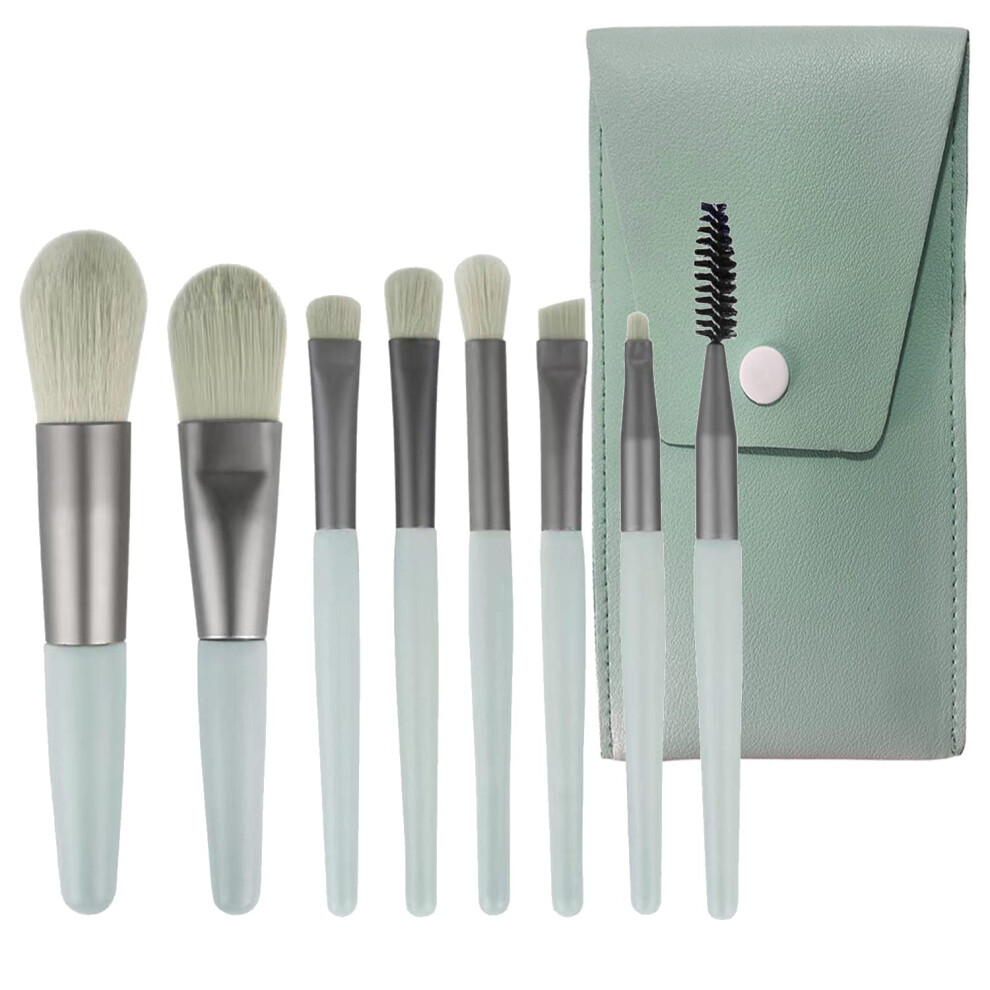 Hzxinwang Makeup Brushes 8 Pieces Mini Makeup Brush Set Makeup Brushes Foundation Blend Blush Concealer Eye Shadow Blend Eye Liner Makeup Brush Set For Tr