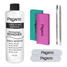 Pronto Gel Nagellak Remover Pads - 10 Stuks. Individueel Verpakte Aceton Remover Wipes