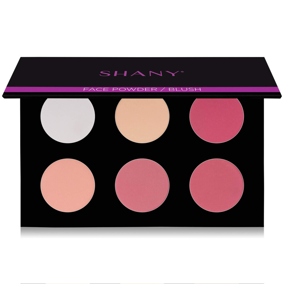 SHANY Cosmetics Shimmer & Matte Blush/Highlighter Face Palette - Layer 4 - Refill For The 6 Layer Mini Masterpiece Collection Makeup Set Highlig