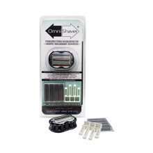 Premium Omnishaver with Cartridge Kit - The Fastest Way to Shave Head Legs Arms Body|an Alternative to Disposable Shaving Razors Self Cleans & Str