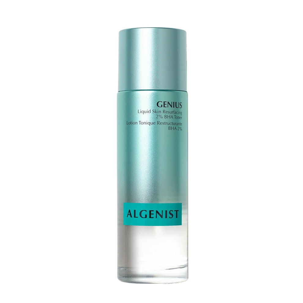 Algenist Genius Liquid Skin Resurfacing 2% Bha Toner - Facial Exfoliator For Fine Lines And Wrinkles - Collagen For Skin & Pore Refining Toner (1