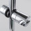 Universal-Duschhalter-Klemme 18–25 mm 360 Chrom 7