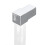 Acrylgriff 96mm Einloch Silber 131-138 g 12