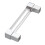 Acrylgriff 96mm Einloch Silber 131-138 g 16