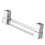 Acrylgriff 96mm Einloch Silber 131-138 g 9