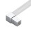 Acrylgriff 96mm Einloch Silber 131-138 g 8