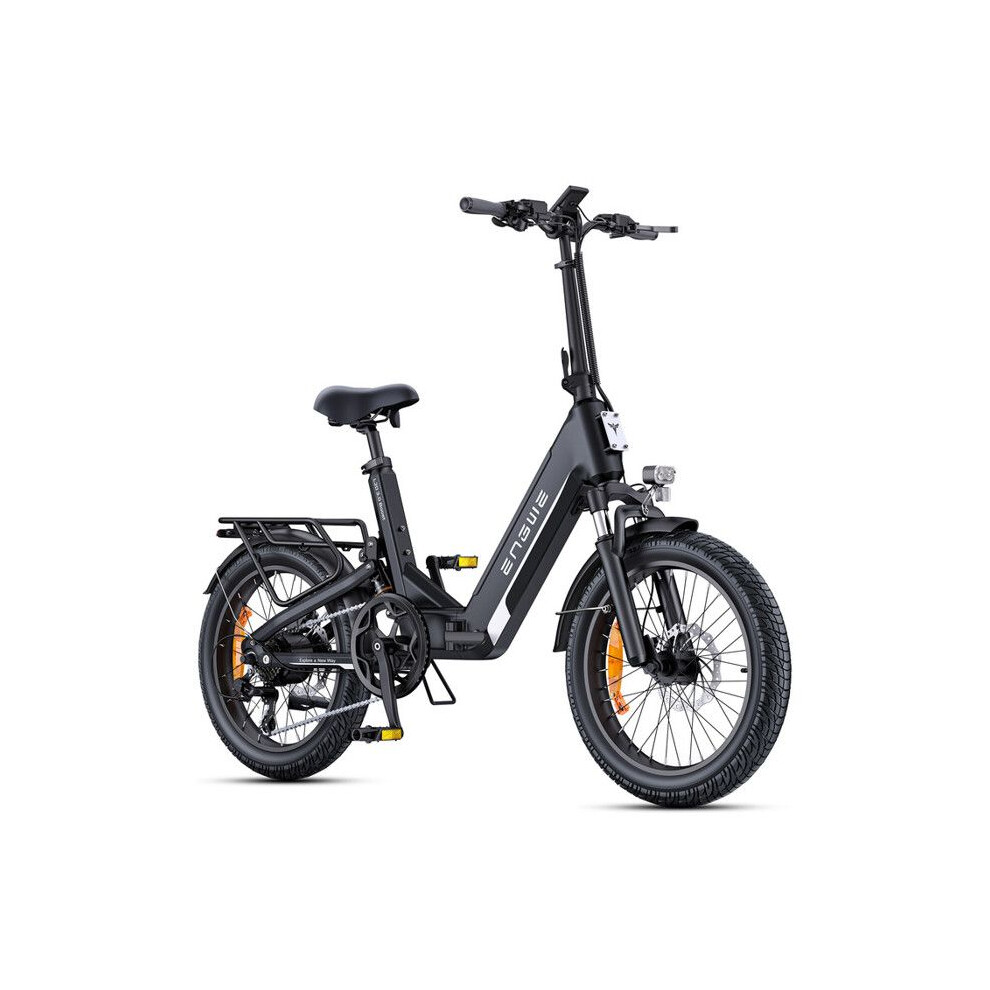 ENGWE L20 3.0 Boost - Folding Electric Bike 20" - Removable Battery 48V13.5Ah - Range 100km - Hydraulic Disc Brake, Black-image-OPC-PJMCR9D-NEW