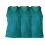 (Red, 2XL) D555 Pure Cotton Long Length 3 Pack Vests 15