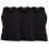 (White, 2XL) D555 Pure Cotton Long Length 3 Pack Vests 10