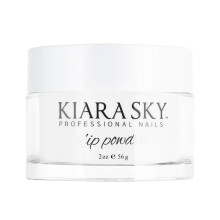 Kiara Sky Long Lunghe unghie in polvere per unghie 2 oz bianco puro