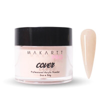 Polvere acrilica Makarttpro - copertura per unghie 56G/2 once per estensione perfetta per tecnici per unghie privati ??professionali - Colore: carame