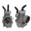 Assemblaggio di carburatore in metallo da 24 mm per ATV da 50cc/100cc 9