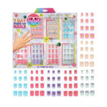 Expressions Coleo de manicure de 7 dias - Conjunto de unhas postias adesivas de 84 unidades para o dia da semana para meninas (coleo PEACE-S