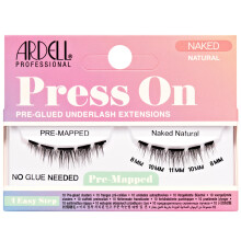 Ardell Press On Lashes Pre-Mapped DIY Lash Clusters - Naked Natural Pre-Glued Underlash Reusable False Eyelashes Eyelash Extensions