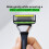 Dorco Pace 6 Pro - Six Blade Razor System with Trimmer - 12 Pack Refill (No Handle) 2