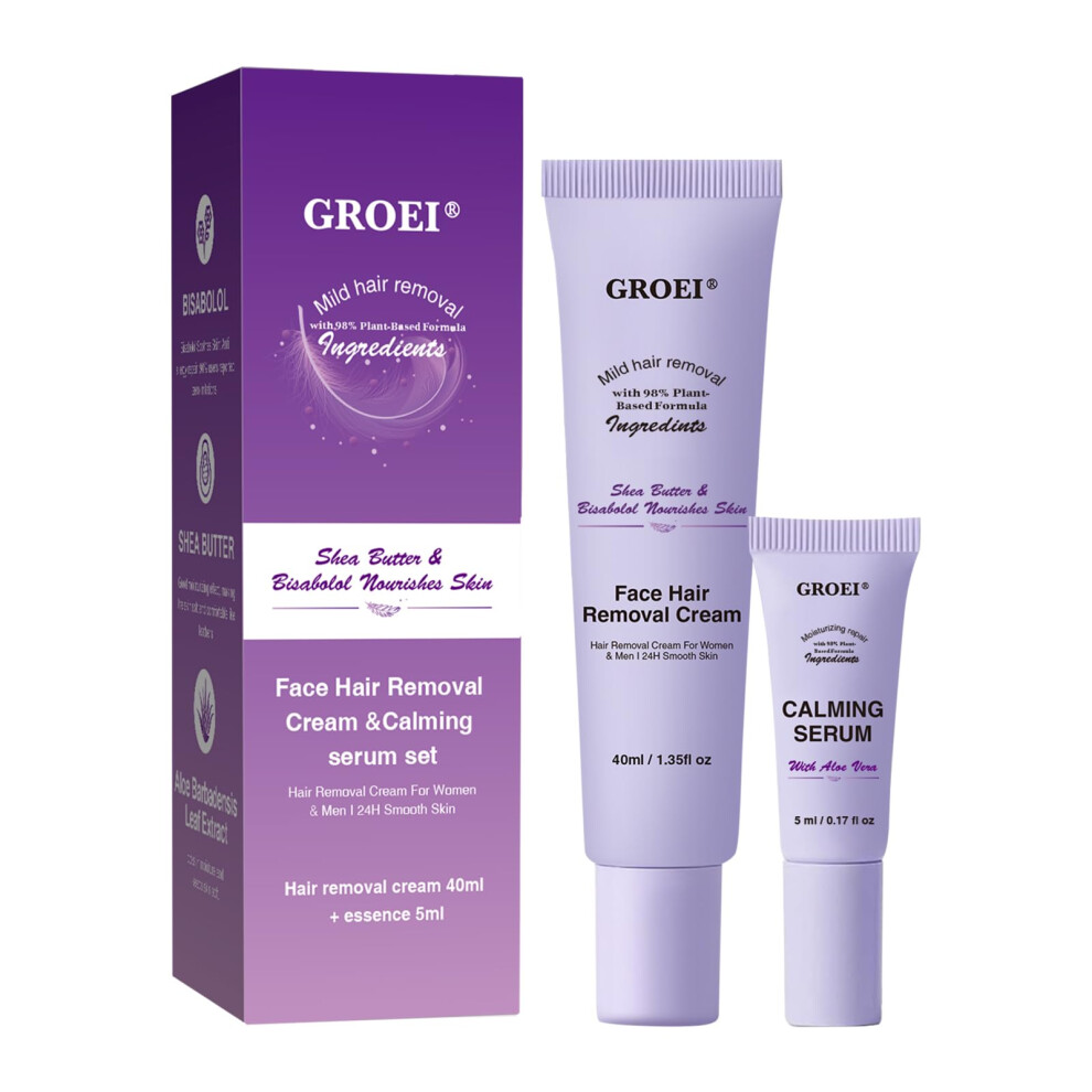2025 New Body Hair Removal Cream Unisex Facial Hair Removal Cream Gentle and Safe for All Sensitive Skin Types (1PCS)
