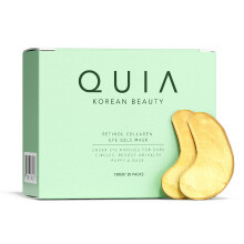 Quia Collagne Patches pour les yeux - Dteple et clairent instantanment sous les yeux - Masques hydratants sans glissement pour sacs oculaires