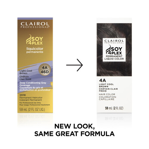 Clairol Clairol Professional Μόνιμο Liquicolor, 4a Ανοιχτό Ψυχρό Καφέ, 2 oz. - Συσκευασία Μπορεί να Διαφέρει 2