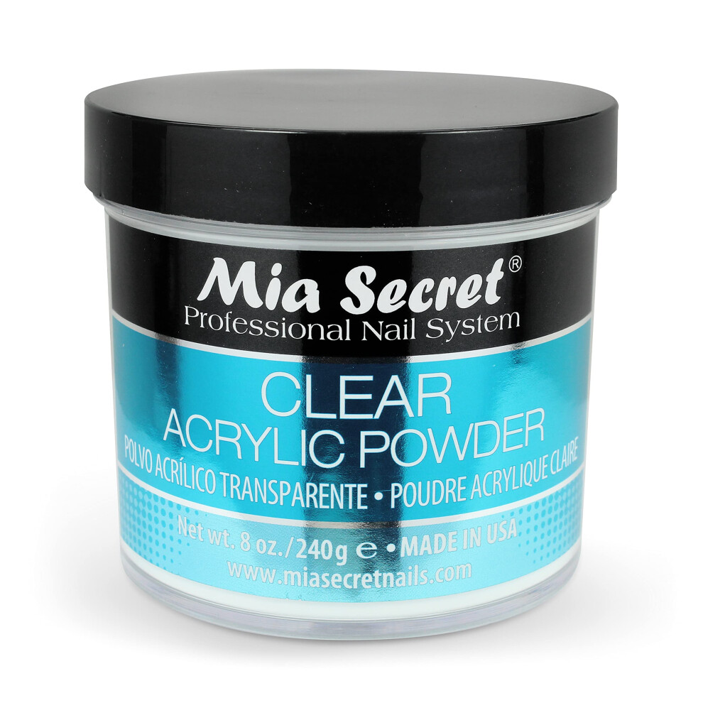 Mia Secret Clear Acrylic Powder (8Oz)