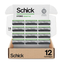 Schick Hydro Sensitive Razor Rebills 12CT | Razas de hojas de afeitar hojas de afeitar hojas de afeitar para hombres hydro afeitar hojas recarga