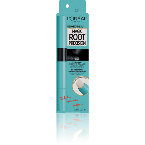 L’Oréal Paris LOréal Paris Magic Root Precision Temporäre Graue Haarfarbe Concealer Bürste, 1 Schwarz, 0,05 fl; oz.