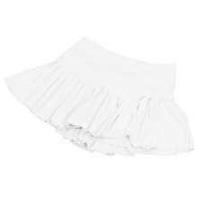 Sommer Faltenrock Weicher, atmungsaktiver Weißer Tennis-Shorts-Rock mit Taschen für Mädchen, Frauen, Fitness, XL