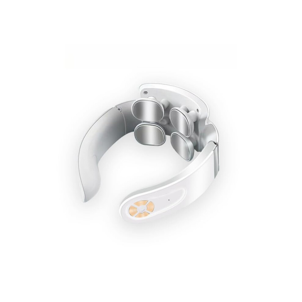 Multifunctional Cervical Spine Massager with Four-Head Design, Rechargeable, Multi-Mode Massage, and Hot Compress for Adults