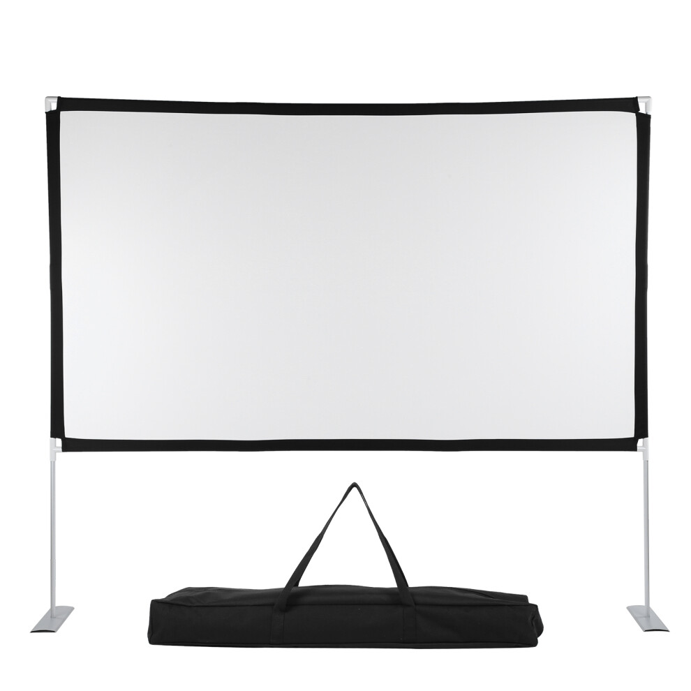 Portable Projection Screen 4K Hd 16:9 Foldable 9387669799546