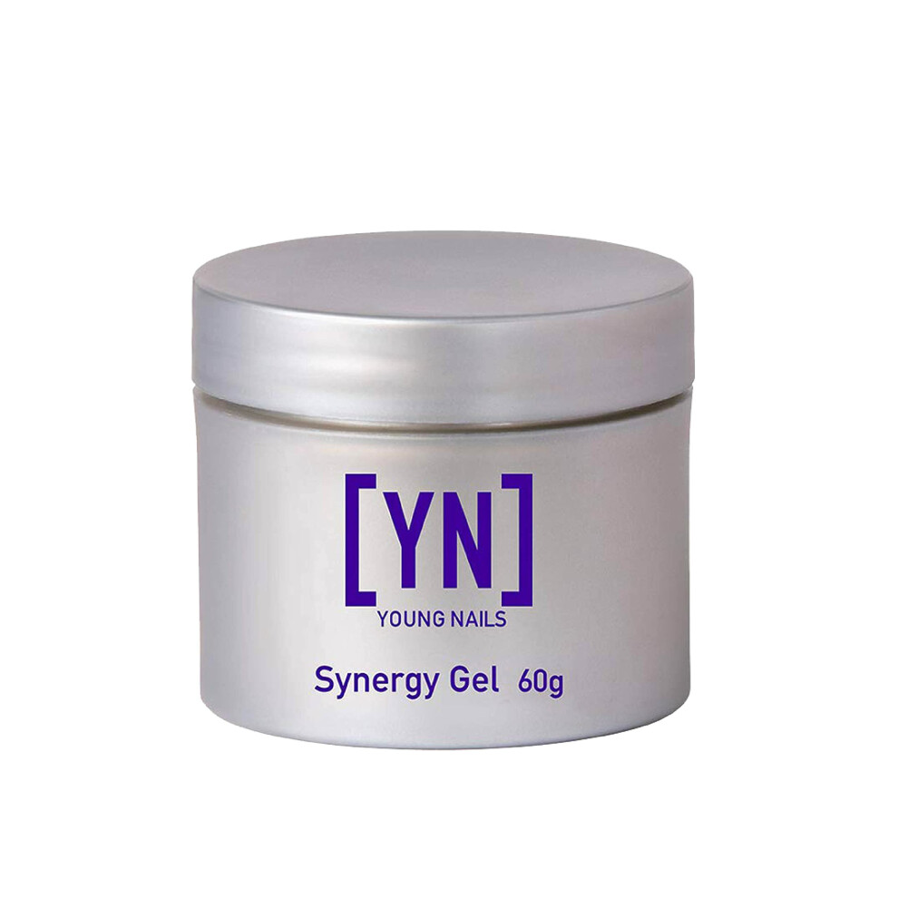Young Nails Synergy Gel System Clear Gloss Finishing Gel - Builder Gel Top Coat Superior Adhesion & Strength Hard Gel Top Coat - Gloss Top Coat 6