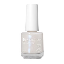 Dazzle Trockennagel -Lack (Schritt 3) - Handwerker - Ein nicht weier Schillern mit einem blauen Blitz. Halbschimmer. (0,5 fl oz)