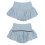 Faltenrock, Größe M, Hellblau, Polyester 16