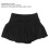 L Schwarzer Plissee-Tennisskirt mit Shorts Polyester 3
