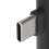 Adattatore splitter USB-C per audio da 3,5 mm e ricarica, 2 in 1, per telefoni e tablet, nero 8